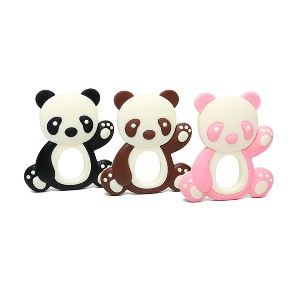 Adorable Baby Panda Silicone Teether 5