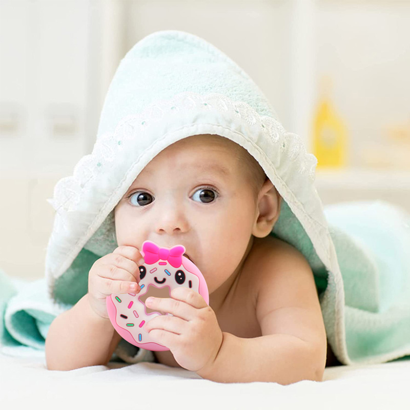 Donuts Silicone Teether for Babies 10