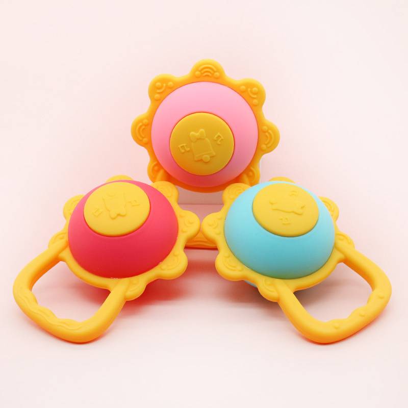 Gleamy Sun Shape Silicone Teether Toy 3