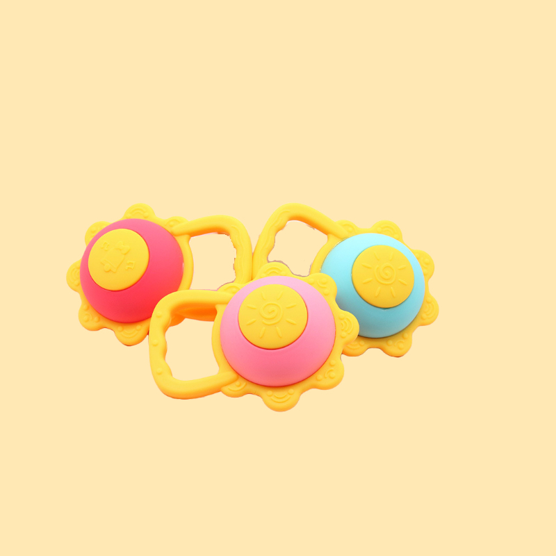 Gleamy Sun Shape Silicone Teether Toy 5
