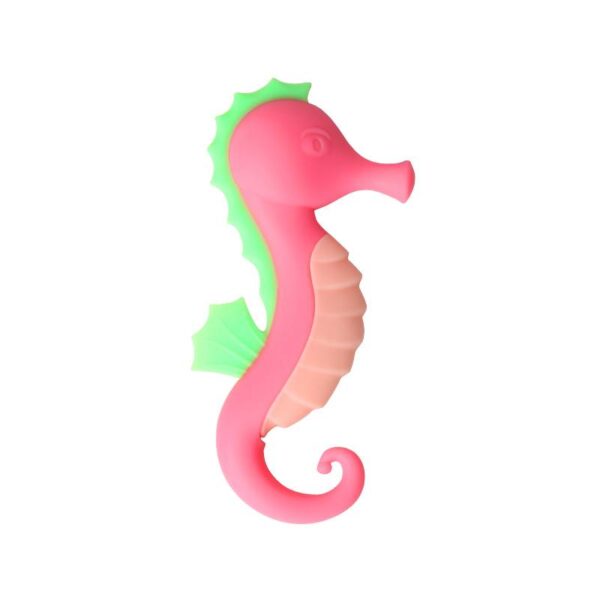 Playful Silicone Baby Teether with Small Seahorse Shape 2