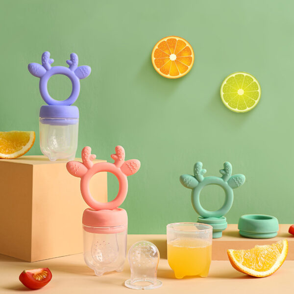 Silicone Teething Baby Nipple Feeder 1