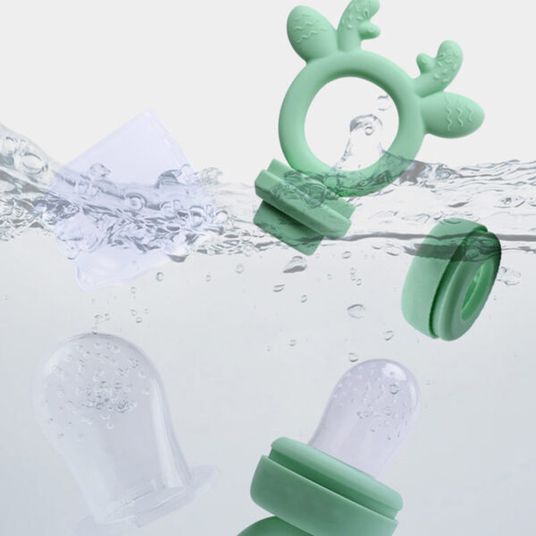 Silicone Teething Baby Nipple Feeder 4