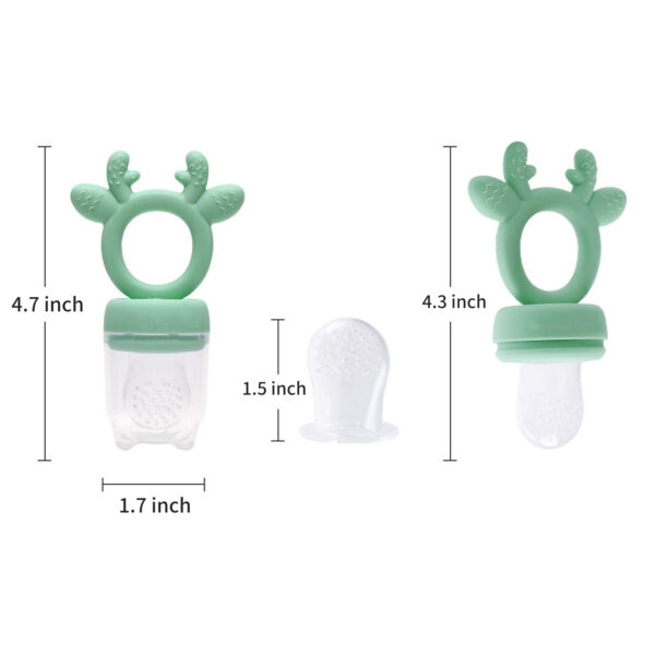 Silicone Teething Baby Nipple Feeder 6