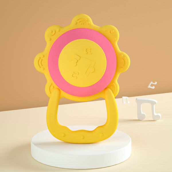 Sun Shape Silicone Teether with Lighting Ball 2